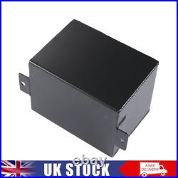 For External Fuel Pump 3L Aluminum High Flow Swirl Fuel Surge Pot Tank Dual 044