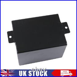 For External Fuel Pump 3L Aluminum High Flow Swirl Fuel Surge Pot Tank Dual 044