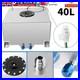 Fuel Cell 10 Gallon (40L) Polished Aluminum Fuel Cell Tank + Internal Foam Layer