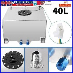 Fuel Cell 10 Gallon (40L) Polished Aluminum Fuel Cell Tank + Internal Foam Layer