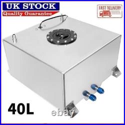 Fuel Cell 10Gallon (40L) Polished Aluminum Fuel Cell Tank withInternal Foam Layer