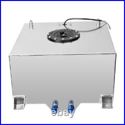 Fuel Cell 40L 10 Gallon Polished Aluminum Fuel Cell Tank + Internal Foam Layer