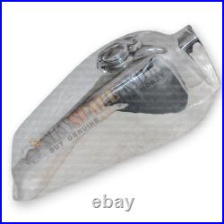 Fuel Gas Tank For Greeves Griffon 1969/70 Aluminum Polished With Monza Cap