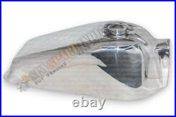 Fuel Gas Tank For Greeves Griffon 1969/70 Aluminum Polished With Monza Cap