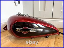 GORGEOUS GENUINE HARLEY DAVIDSON SPORTSTER XL 1200 C Custom FUEL / GAS TANK -RED