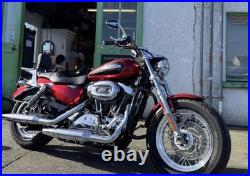 GORGEOUS GENUINE HARLEY DAVIDSON SPORTSTER XL 1200 C Custom FUEL / GAS TANK -RED