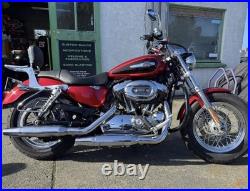 GORGEOUS GENUINE HARLEY DAVIDSON SPORTSTER XL 1200 C Custom FUEL / GAS TANK -RED