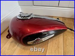 GORGEOUS GENUINE HARLEY DAVIDSON SPORTSTER XL 1200 C Custom FUEL / GAS TANK -RED