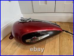 GORGEOUS GENUINE HARLEY DAVIDSON SPORTSTER XL 1200 C Custom FUEL / GAS TANK -RED