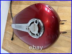 GORGEOUS GENUINE HARLEY DAVIDSON SPORTSTER XL 1200 C Custom FUEL / GAS TANK -RED