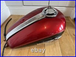 GORGEOUS GENUINE HARLEY DAVIDSON SPORTSTER XL 1200 C Custom FUEL / GAS TANK -RED