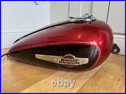 GORGEOUS GENUINE HARLEY DAVIDSON SPORTSTER XL 1200 C Custom FUEL / GAS TANK -RED