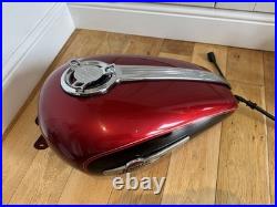 GORGEOUS GENUINE HARLEY DAVIDSON SPORTSTER XL 1200 C Custom FUEL / GAS TANK -RED