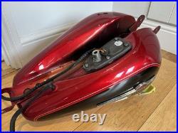 GORGEOUS GENUINE HARLEY DAVIDSON SPORTSTER XL 1200 C Custom FUEL / GAS TANK -RED