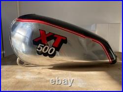Genuine 1981 Yamaha XT 500 aluminium fuel tank in good useable condition