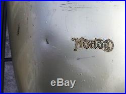 Genuine Vintage Original Norton Alloy Aluminium Fuel Petrol Tank Commando