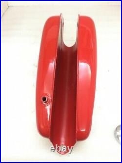 HUSQVARNA 1974 CR 250 WR 250 MAG REPRO RED PAINTED ALUMINUM TANK + CAP Fit For