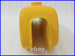 HUSQVARNA 1974 CR 250 WR 250 MAG Repro Alloy Yellow Painted Fuel Tank +Cap Fit