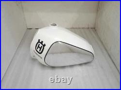 HUSQVARNA CR WR XC 250 1981-1983 Polish & White Painted Alloy Petrol Fuel Tank