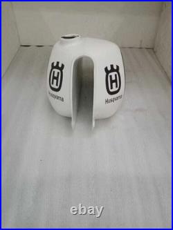 HUSQVARNA CR WR XC 250 1981-1983 Polish & White Painted Alloy Petrol Fuel Tank