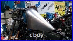 Harley, Chopper, Flotteur Gas Réservoir Aluminium, Frisco Style
