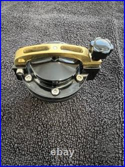 Harley Davidson Custom Billet Aluminium Petrol Gas Fuel Tank Cap Black Breakout
