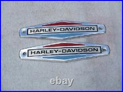 Harley-Davidson FLH, XLH Sparkling America Fuel Tank Emblems OEM
