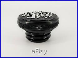 Harley Davidson Fuel Gas Cap Sportster Iron 883 Black