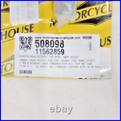 Harley Davidson High Flow Fuel Tap 22mm Down Outlet 1/4 ID FUEL HOSE BT XL 75-06