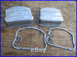 Harley Davidson Panhead Oem Original Aluminium Valve Covers With Thin D-rings