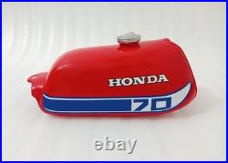 Honda Atc70 Atc 70 1978-1985 Model Red Painted Aluminium Petrol Fuel Tank +Cap