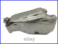 Honda CR250R 1988-1989 Aluminium Polished Petrol Gas Tank +Cap Fit For