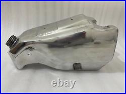 Honda CR250R 1988-1989 Aluminium Polished Petrol Gas Tank +Cap Fit For