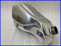 Honda CR250R 1988-1989 Aluminium Polished Petrol Gas Tank +Cap Fit For