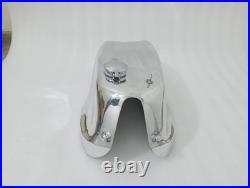 Honda Cb Mv Agusta Style Cafe Racer Polish Aluminum Petrol Fuel Tank + Cap Fit