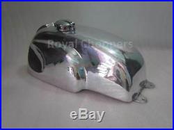 Honda Cb Xs Manx Style Aluminum Alloy Cafe Racer Fuel Tank + Monza Cap Auto Edh