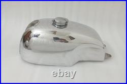 Honda Cb Xs Manx Style Aluminum Alloy Polish Cafe Racer Fuel Tank +Cap Fit For
