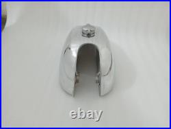 Honda Cb Xs Manx Style Aluminum Alloy Polish Cafe Racer Fuel Tank +Cap Fit For