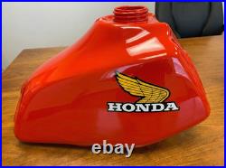 Honda XR200R XR200 R XR 200R Aluminium Fuel Gas Petrol Tank Red Painted