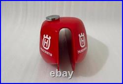 Husqvarna Cr Wr XC 250 430 Red Polish Aluminium Fuel Tank Cap 1981-1983/compatib Husqvarna Cr Wr XC 250 430 Red Polish Aluminium Fuel Tank Cap 1981-1983/compatib