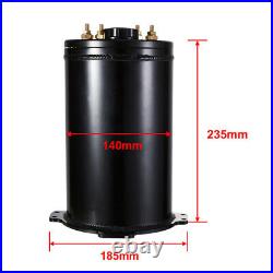 KYOSTAR 2.8L Surge Tank For Single or 2.6L For Dual 39-40mm Pumps 3 x -AN8 Ports