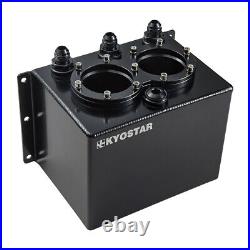 KYOSTAR 3L Dual Billet Aluminum Fuel Surge Tank / Surge Tank For 044 Fuel Pump