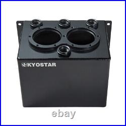 KYOSTAR 3L Dual Billet Aluminum Fuel Surge Tank / Surge Tank For 044 Fuel Pump