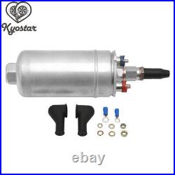 KYOSTAR Aluminum 2L Swirl Fuel Surge Tank AN6 Fittings & External 044 Fuel Pump