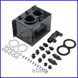 KYOSTAR Upgraded Racing 3L Dual Fuel Surge Tank with 044 Fuel Pump AN8 Fuel Rail