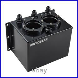 KYOSTAR Upgraded Racing 3L Dual Fuel Surge Tank with 044 Fuel Pump AN8 Fuel Rail