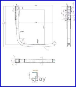 MAN Compatible Fuel Tank 480L Aluminium to Suit TGS TGA TGX FE