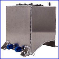 Mirror Polished Aluminum Fuel Cell Tank 2.5 Gallon With GM Sender Unit and Foam