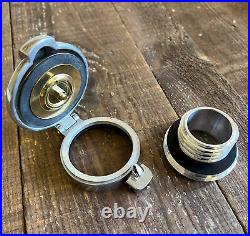 Monza Flip-Up Aluminium Fuel Cap Hinkley Triumph Bonneville T100 Thruxton etc