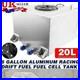 NEW 5 Gallon 20L Aluminum Fuel Cell Tank Racing Drift With Cap Outside UK